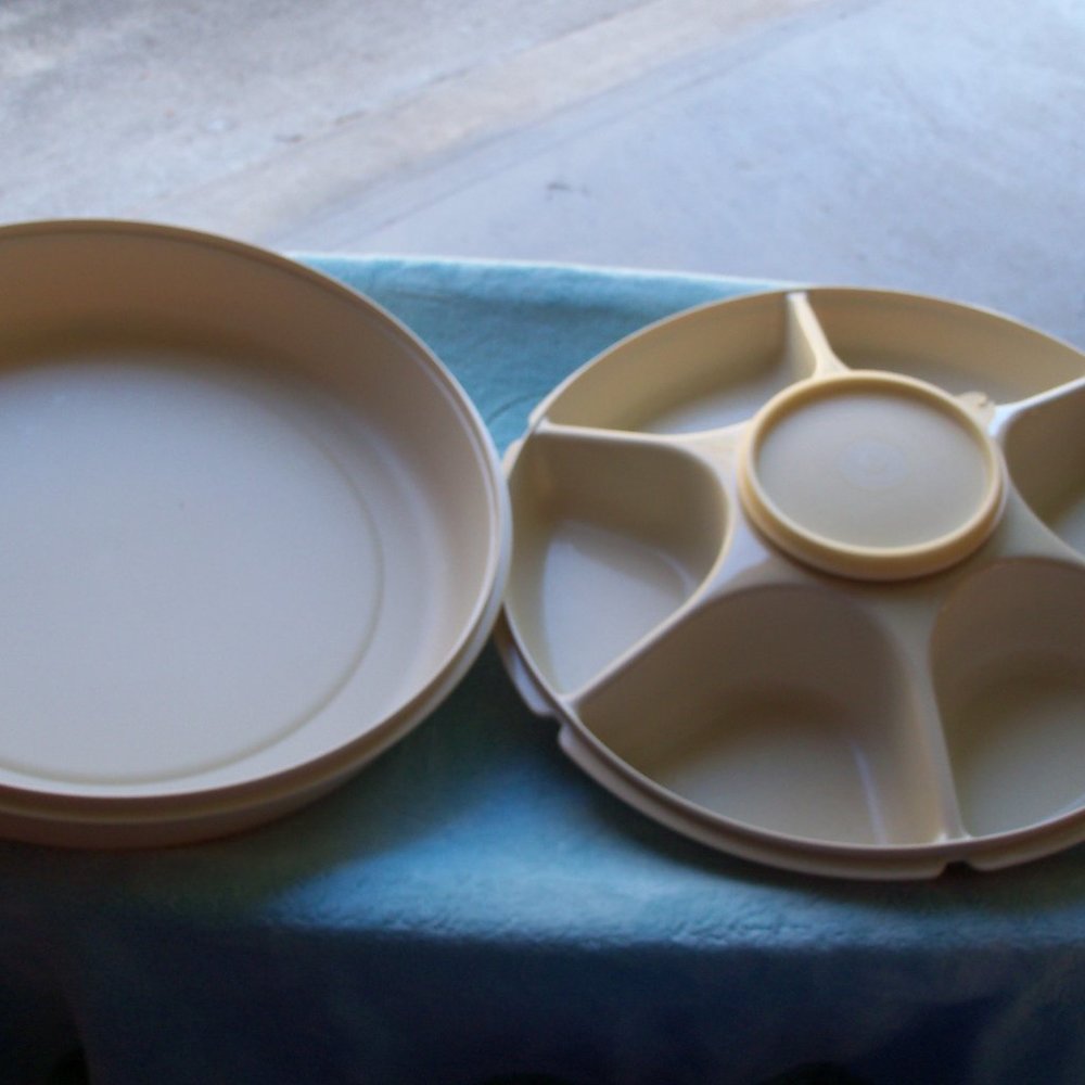 Tupperware veggie tray container